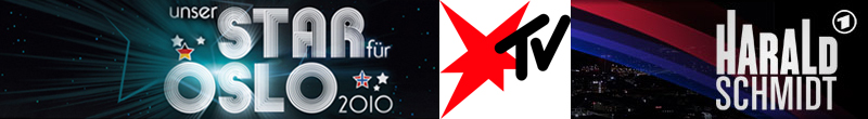 Logos Unser Star fÃ¼r Oslo - SternTV - Harald Schmidt